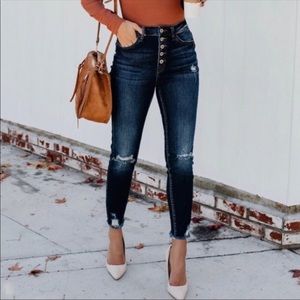 Kancan button fly jeans